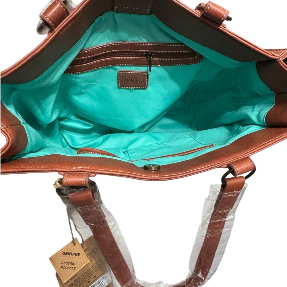 NWT! Catchfly Studio Southwest Aztec Western Concealed Carry Tote Bag - Picture 7 of 8
